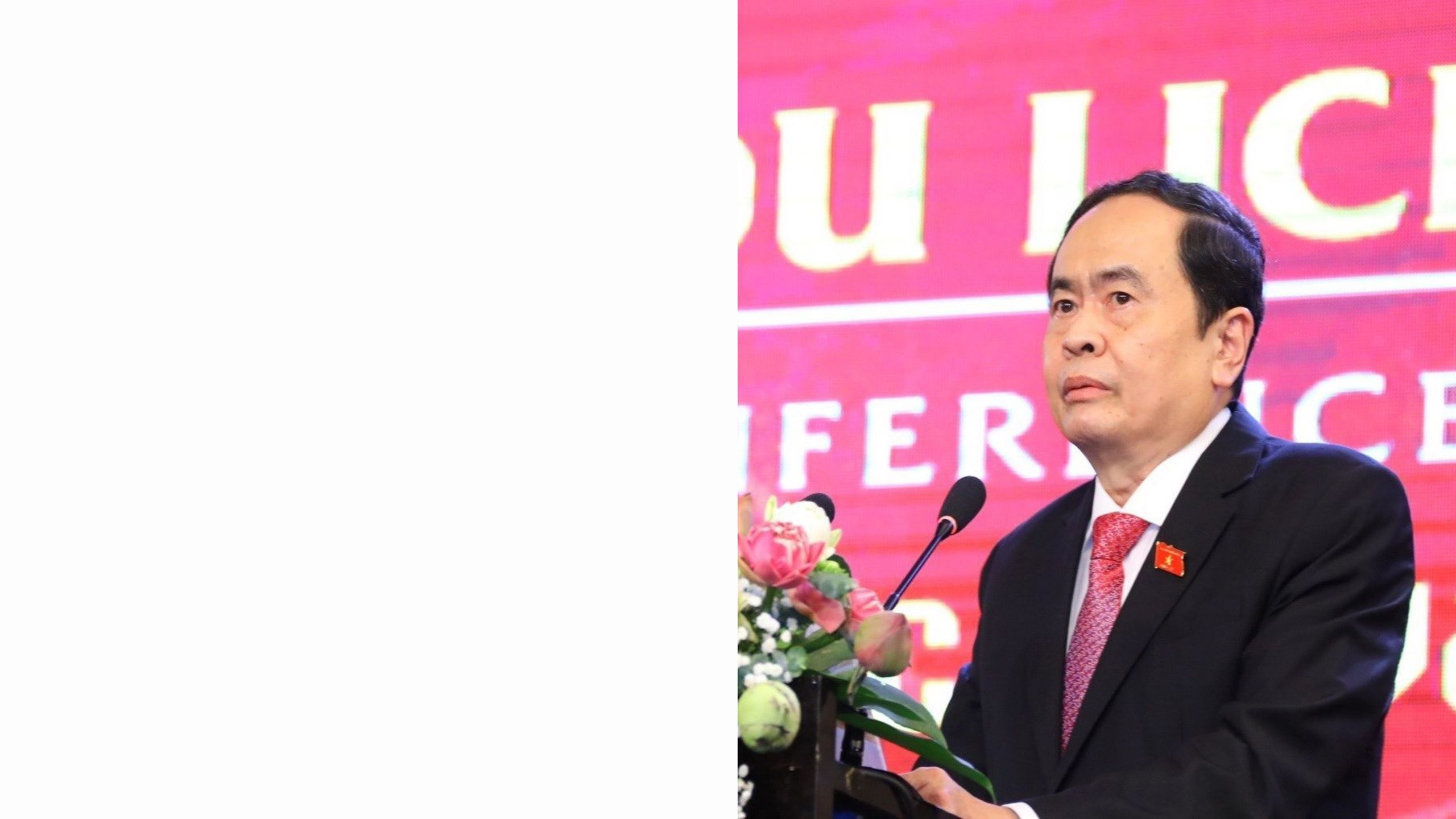 Ủy viên Bộ Chính trị, Phó Chủ tịch Thường trực Quốc hội Trần Thanh Mẫn phát biểu tại Hội thảo “Du lịch Việt Nam - Phục hồi và phát triển”