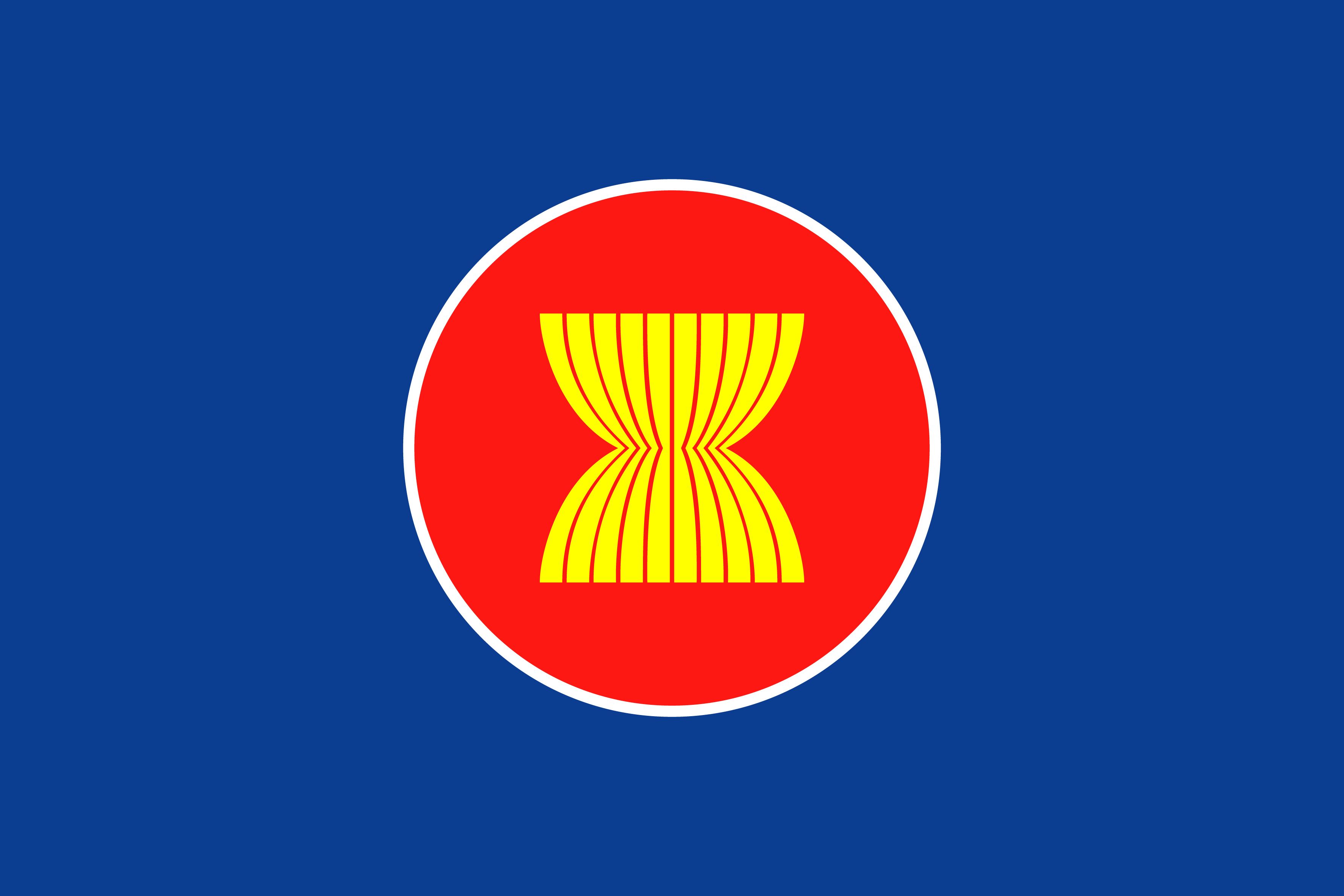 ASEAN cờ: Bộ cờ của Liên minh các quốc gia Đông Nam Á (ASEAN) đại diện cho sự đoàn kết và hợp tác giữa các thành viên. Với khẩu hiệu \